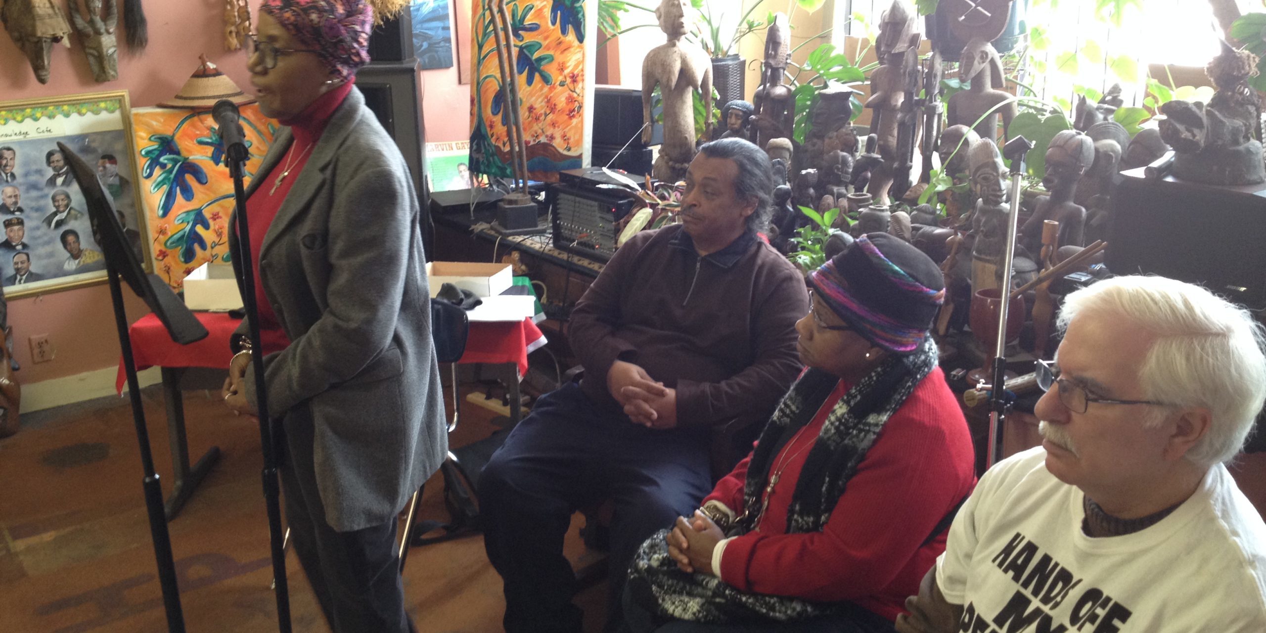 Cecily McClellan, Bill Davis, Yvonne Williams-Jones and David Sole at DAREA Press Conference Thur. Jan 8