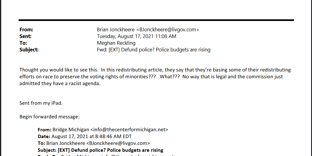 livingston drain commish